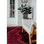 Tapis rouge rétro Evey 6 pi 6 po x 9 pi 5 po