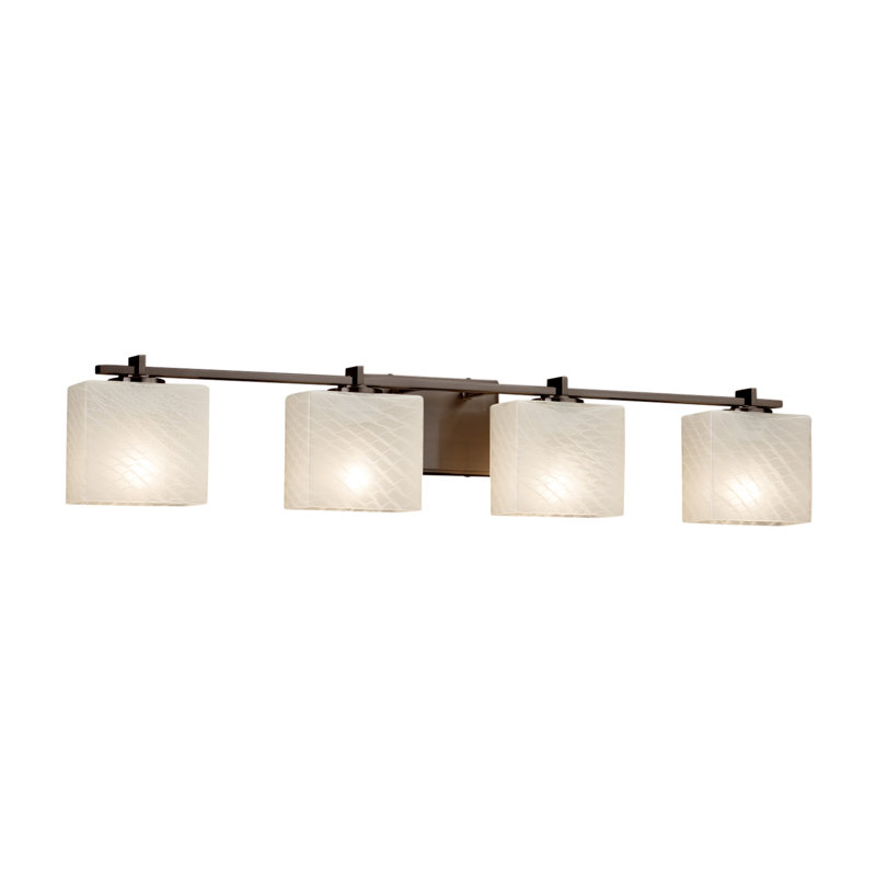Éclairage pour meuble-lavabo 4 lumières Shmavon, Bronze foncé