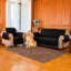 Microfibre/Microsuede Reversible Box Cushion Sofa Slipcover-1165134154