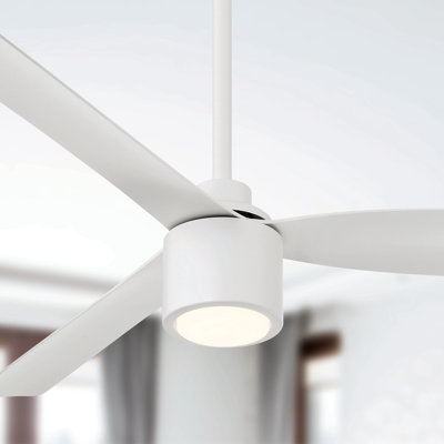 RAVIAN 52 inch 3-Blade Ceiling Fan With Remote and Dimmable Light