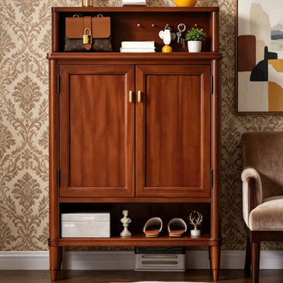 American style light luxury entrance shoe cabinet