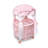 Royal Pavilion Round Doll Crib with Canopy and Bedding
