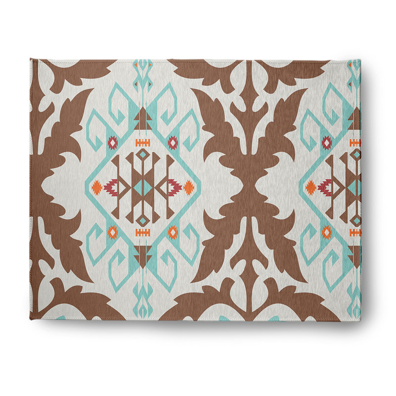 Chenille Ikat Indoor Rug, Rectangle 8' x 10'