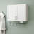 Bathroom Wall Cabinet, Adjustable Shelf, Towel Bar, 5 Hooks, White, Particle Board, , Bathroom, Kitchen, Storage White Over Toilet Cabinet - 15Mm Board 3Mm 30.95*12.13*29.11In