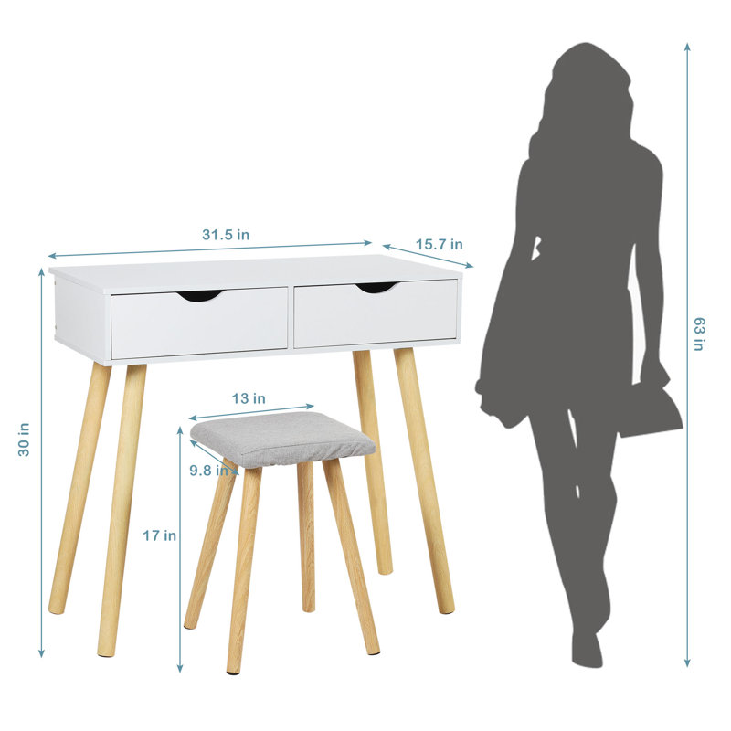 Enisha 31.5'' W 2 - Drawer Dresser