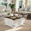 Table basse de rangement carrée avec plateau relevable Dahlquist Farmhouse-181593132