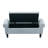 Elisama 49.6" W Chenille Tufted Storage Bench-2067802555