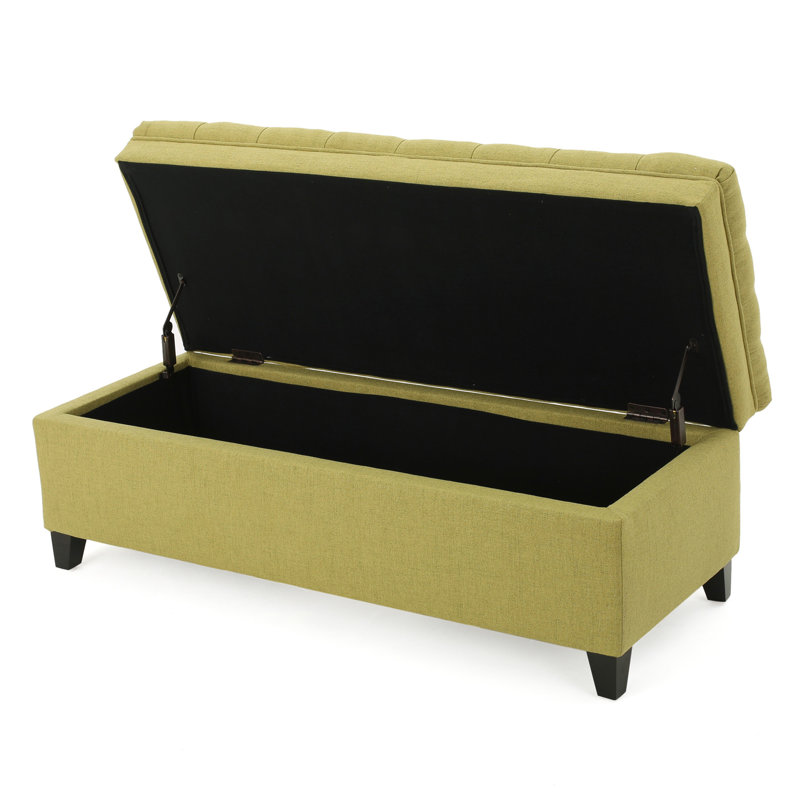 OTTOMAN DE RANGEMENT JULiana, Vert