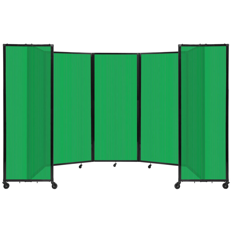 Cloison murale en polycarbonate 360, H 82 po x l 168 po, Vert