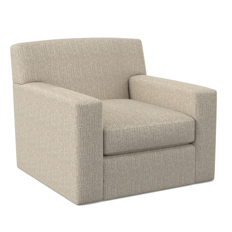 Chaise pivotante Elkins, Steps Stones - Viscose ivoire