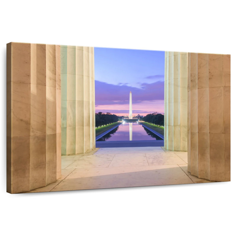 Lilie Reflection Of Washington Monument