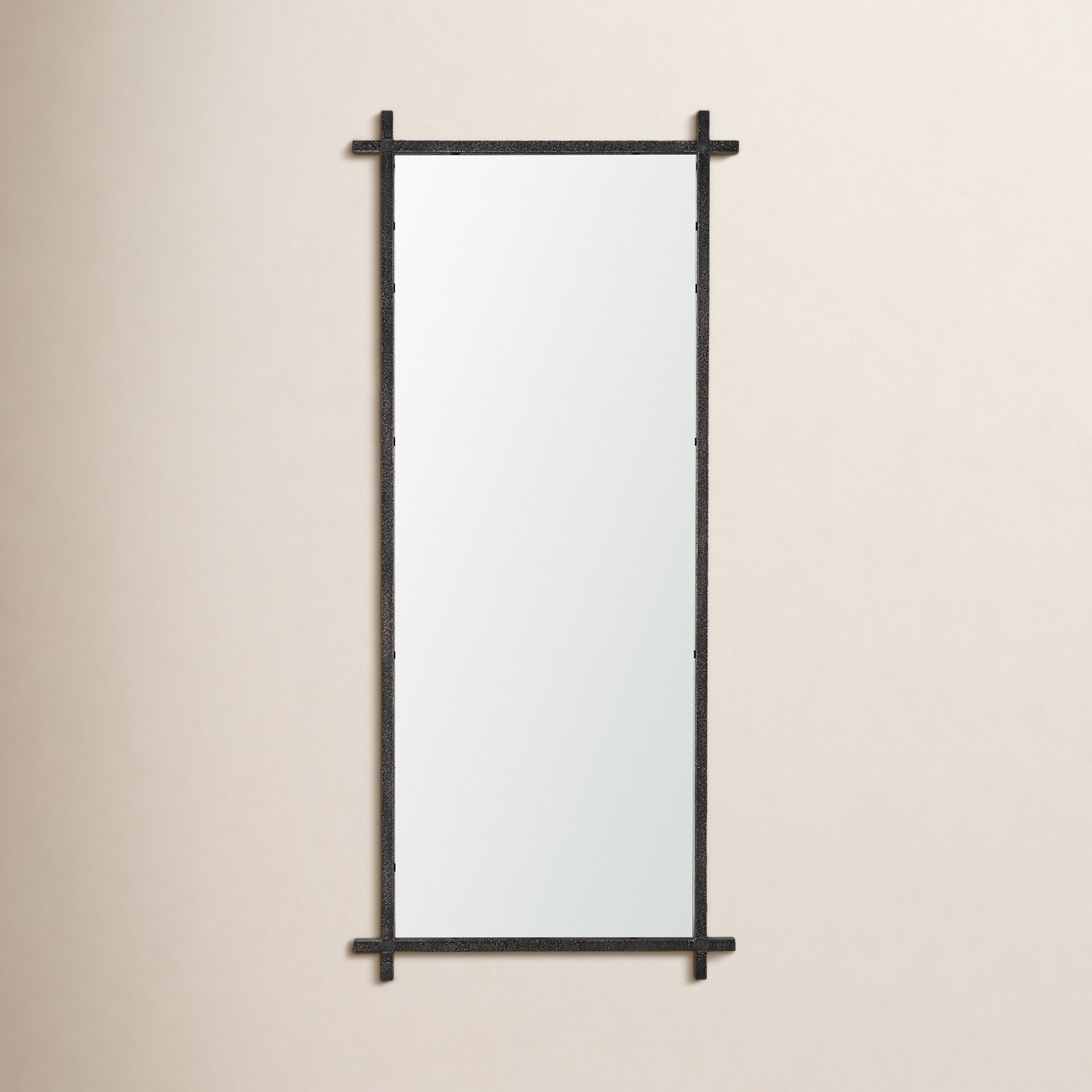32" Accent Mirror, Black