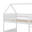 Lit superposé simple au-dessus d'une chambre simple avec tête de lit inclus-117530603