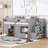 Twin Size Solid Wood Low Loft Bed With Stair, Drawer, And Shelf-1553831280