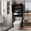Support de toilette, salle de bain indépendante, salle de lavage, peu encombrant, noir