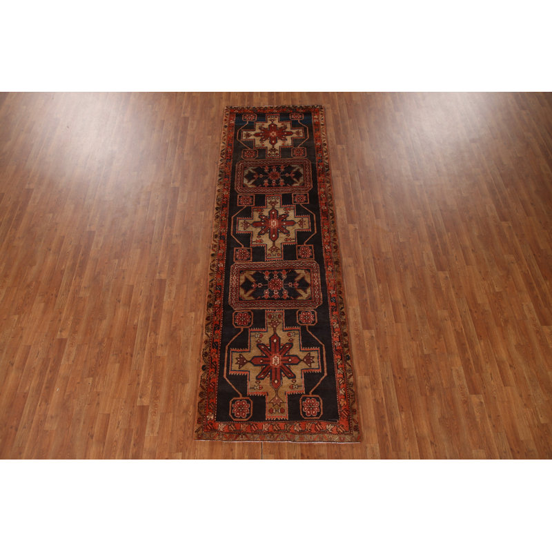 Handmade Traditional  Runner Rug 4x11
