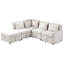 Canapé modulaire rembourré 5 pièces Farrahn-401661860