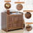 Ailey 2-Drawer Nightstand with Charging Station