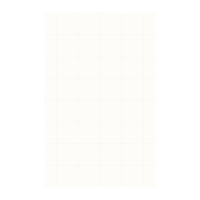 62 W 0.25 D 96 H Glue Up Solid Surface Wall, White