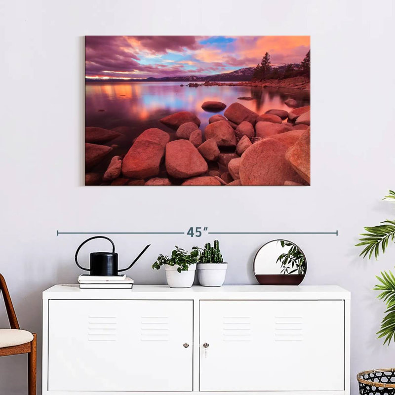Alvord, teinte rose du lac Tahoe, H 24 po x l 36 po