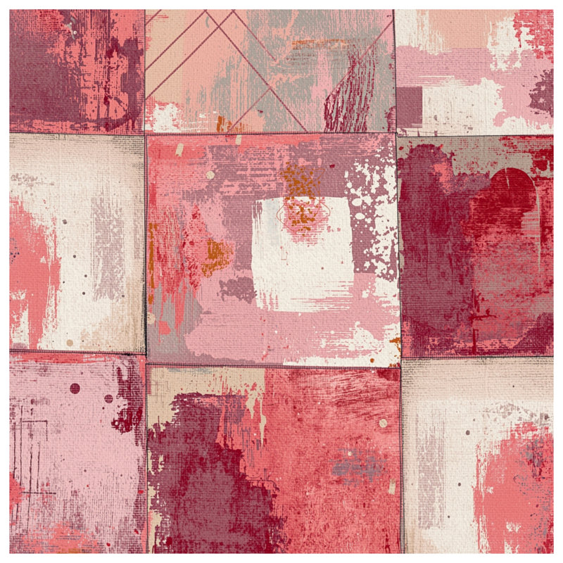 Coussins roses, 18 x 18 pouces