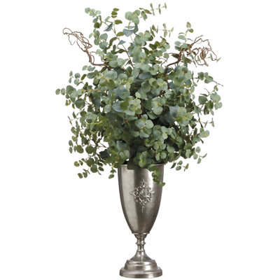 47'' Eucalyptus Plant in Metal Urn