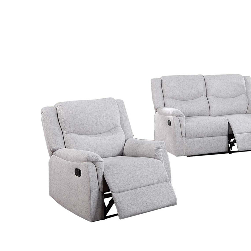Single Recliner, Off White