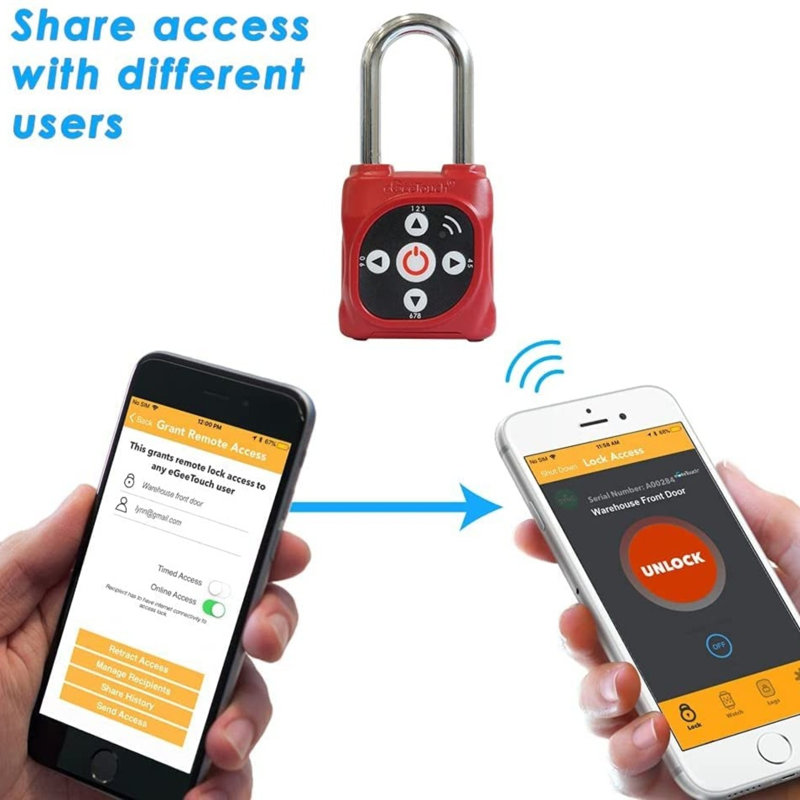 EGeeTouch Padlocks