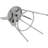 Backed Adjustable Height Ergonomic Industrial Stool Footring