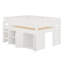 Lit mezzanine avec rangement et tableau noir-1080308516