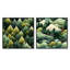 Campuzano - Ensemble de 2 collages carrés forêt-101848052-101848053