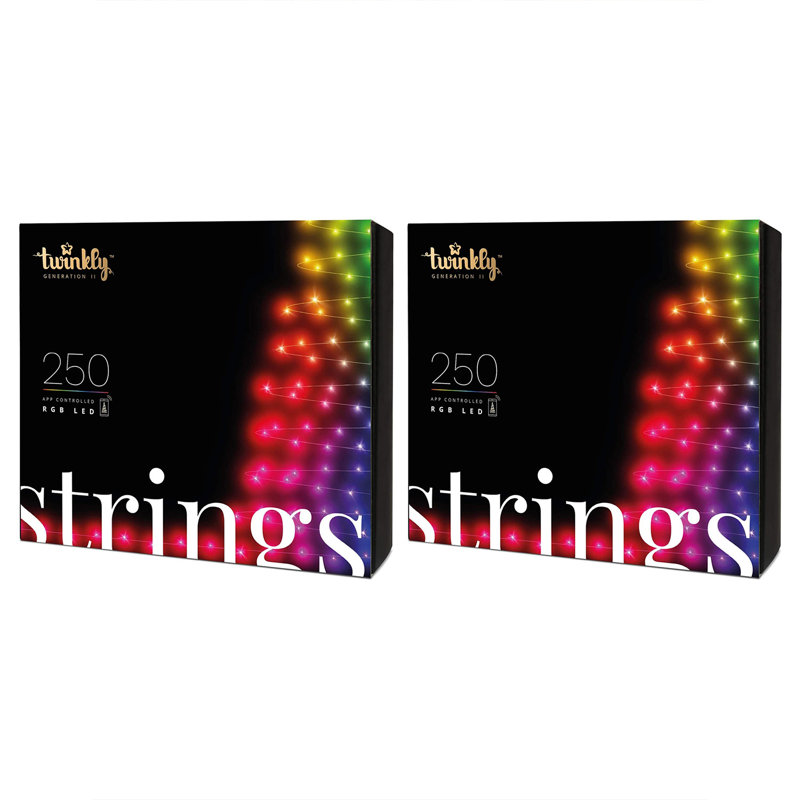 Twinkly Smart Decorations 65.5' Multicolor Indoor/Outdoor String Lights