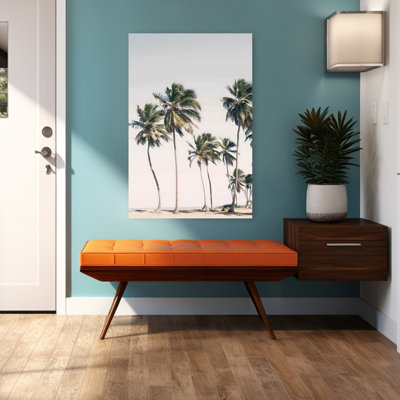 «Tropical Paradise», art mural contemporain abstrait