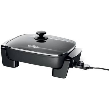 De'Longhi Perfecto Indoor Grill with Lid, Black