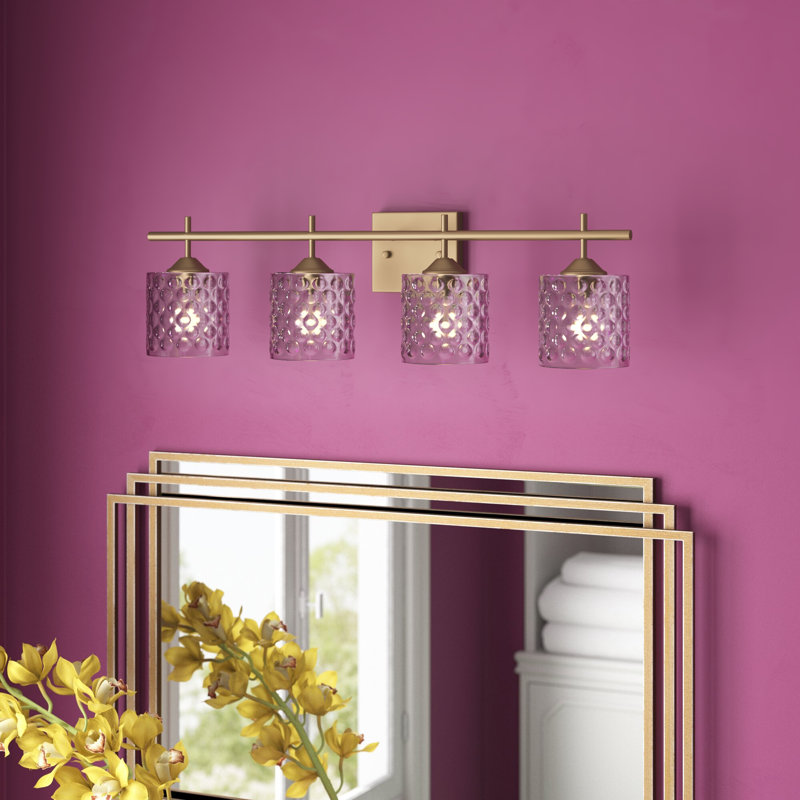 Noho 4 - Light Dimmable Vanity Light, Brass Dust