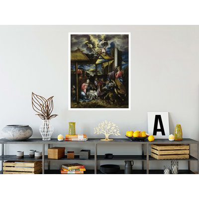 «Adoration of the Shepherds» par El Greco - Estampe numérique