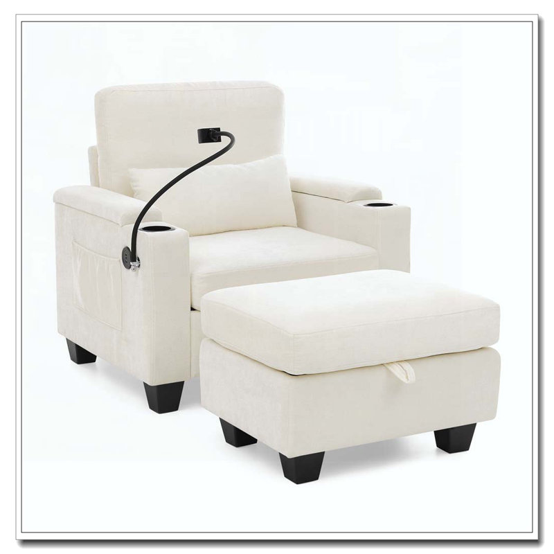 Single Sofa, Beige