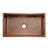 33" Hammered Single Basin Kitchen Sink-124971792