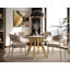 Extendable Round Metal Base Dining Table-221239553-221239554