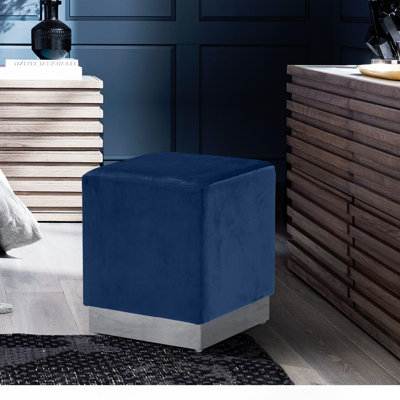 Annora Velvet Ottoman