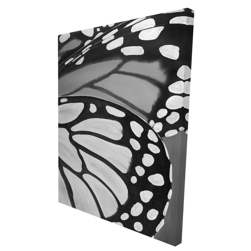 Butterfly Wings Closeup Canvas | Insect Animals Home Decor