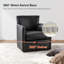 Fauteuil club pivotant en cuir véritable Arsim-897472072