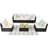 5 - Person Patio Conversation Set with Cushions-1713135373