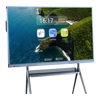 JYXCN 4K Smart Board, ordinateur tout-en-un interactif 65 pouces, écran tactile avec double système et partage de nuage pour la salle de classe, le bureau et les présentations?