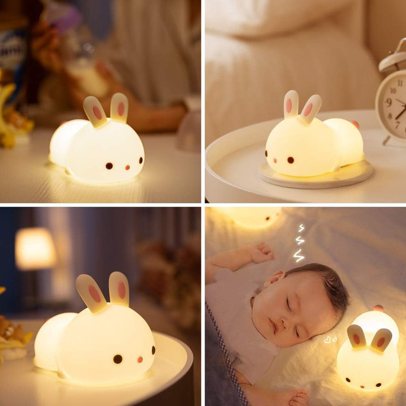 Mignon lapin veilleuse