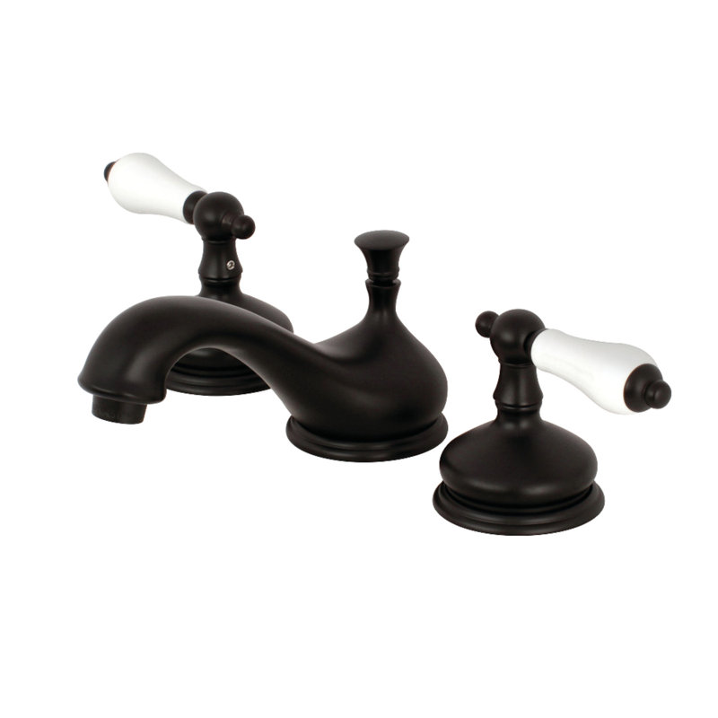 Robinet de salle de bain espacé Kingston, Polished Nickel