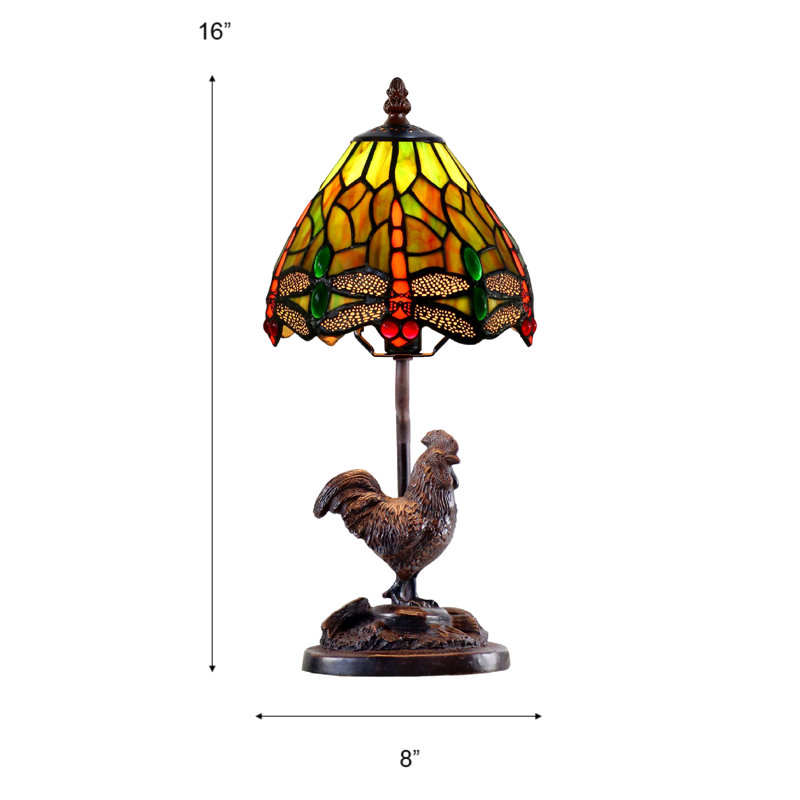 Lampe d'appoint Callico Coq Tiffany