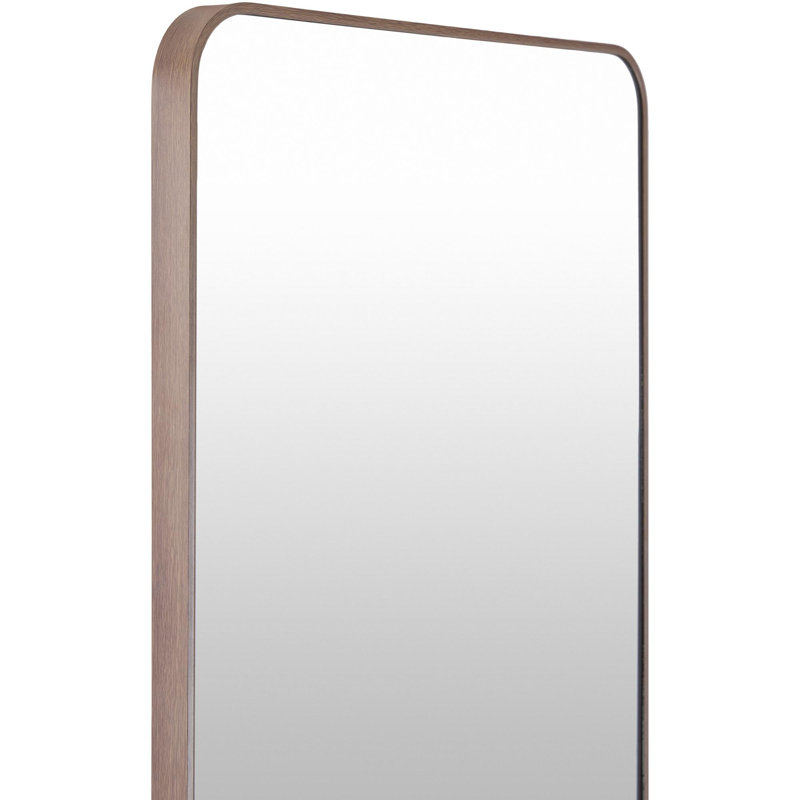 Destefano Essence Full Length Mirror, 65" x 22", Dark Walnut