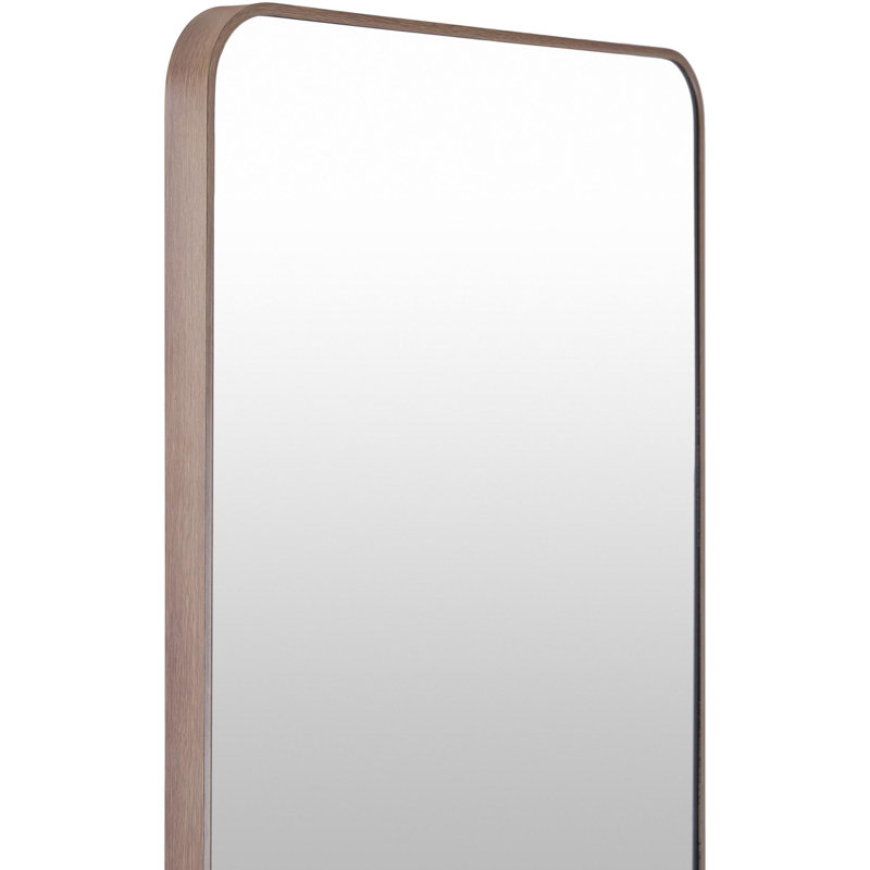 Miroir pleine longueur Destefano Essence, 65 po x 22 po, Noyer foncé