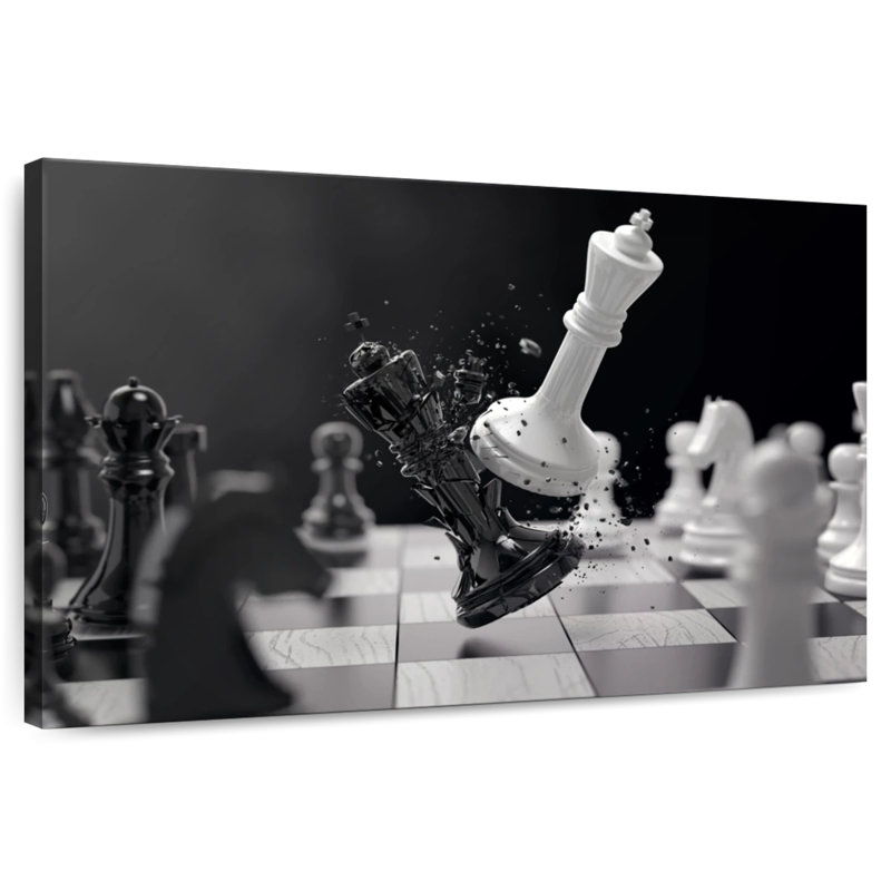 Senne Chess Battle, 16" H x 24" W